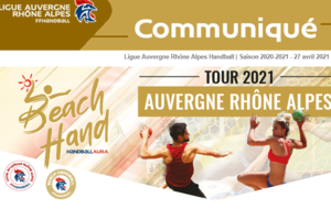 Le Beach Hand Tour est lancé | Communiqué Ligue AURA Handball
