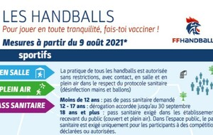 Sport et pass sanitaire au 9 août 2021