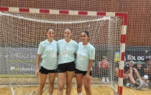 selection française pour un mini tournoi international.
3 filles du LMH , dont Julie POLLET au centre