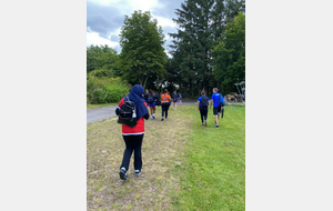 fin d'échauffement , en route pour les match