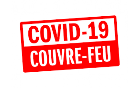 Couvre-feu à partir du 16 janvier 2021